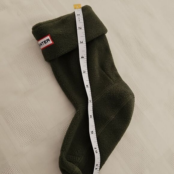 Hunter Kid's Welly Sock Green 11-13 - Picture 9 of 16